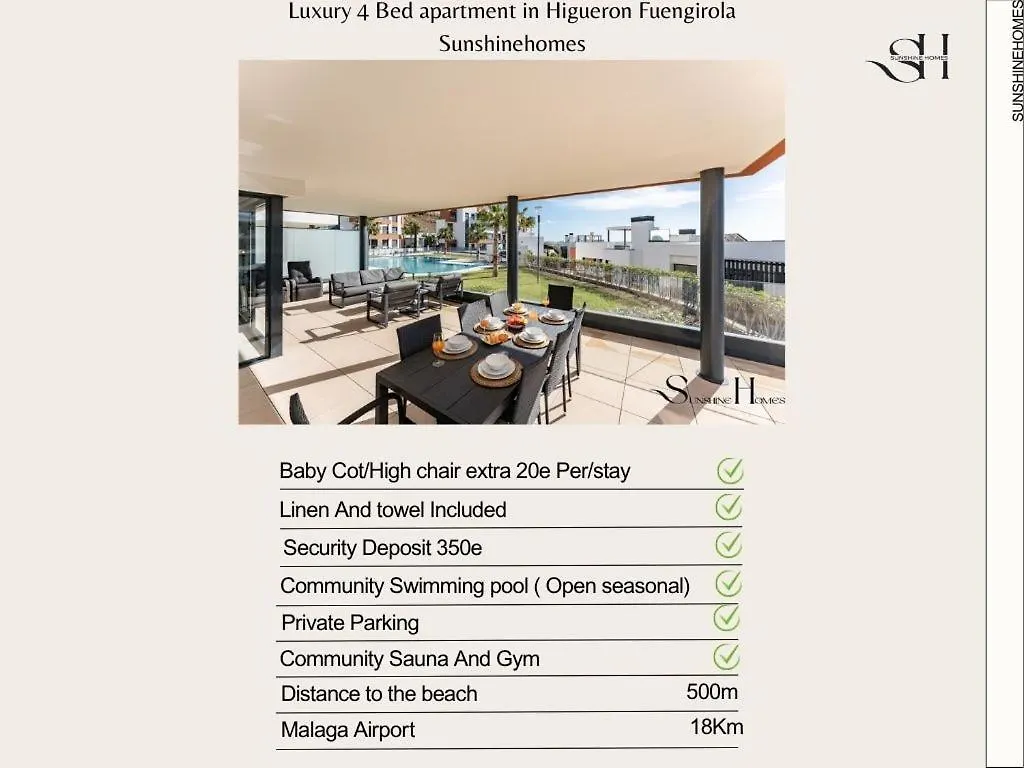 Luxury Beach Escape With Pools, Gym & Sauna Fuengirola